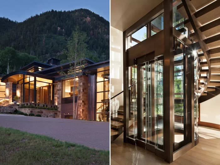 Step inside one of the most expensive homes for sale in Aspen &mdash; a $51 million mansion with glass elevators, a cinema, and 10 fireplaces