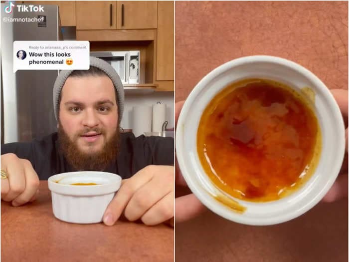 A TikToker's recipe for easy crème brûlée uses 3 ingredients you probably have in your kitchen