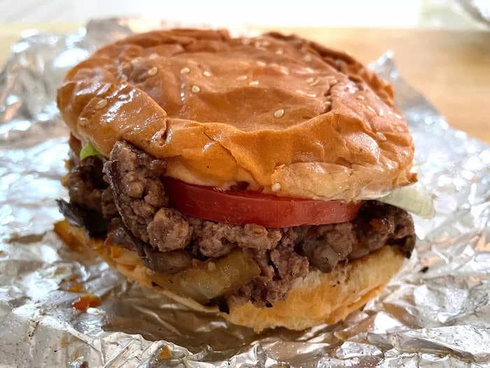 I tried Five Guys' special 'All The Way' burger, and I liked it way more than the chain's classic hamburger