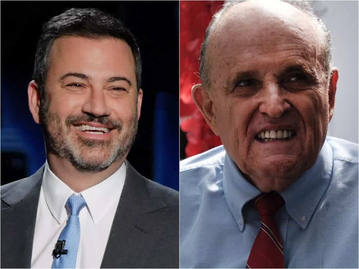 Jimmy Kimmel slams 'The Masked Singer' for letting Rudy Giuliani compete and calls the show 'garbage'