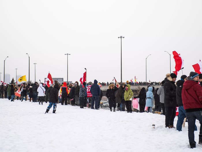 GoFundMe has blocked $10 million in donations to a Canadian trucker vaccine protest praised by Trump and Elon Musk