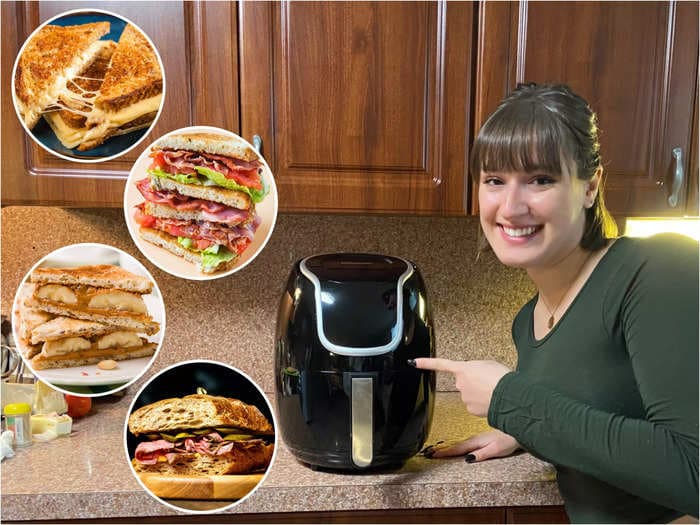 I made 4 classic, comfort-food sandwiches in my air fryer, and there are 2 I'll be making again