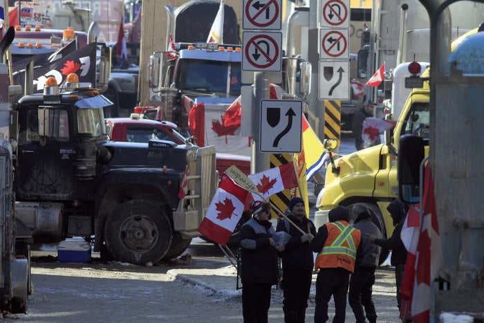 Ottawa officials say towing companies are refusing to move the Canadian truckers protesting vaccine mandates in the city's streets