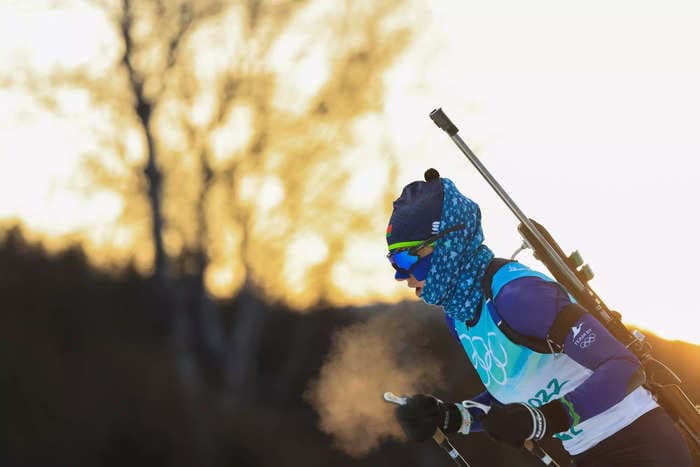 The Beijing Olympics' frigid temperatures are so cold that some biathletes have struggled to reload their guns, and one snowboarder even got frostbite