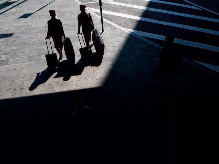 A former Emirates flight attendant says cabin crew returning from maternity leave struggle and 'starve themselves' to meet the airline's image standards