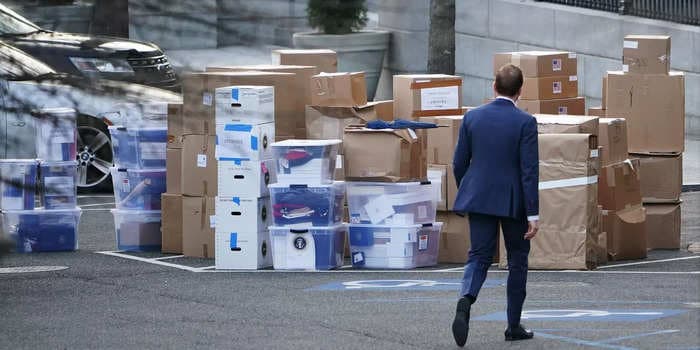 Trump aides were worried about official White House gifts being mixed together with personal belongings in his rushed move-out from the White House, report says