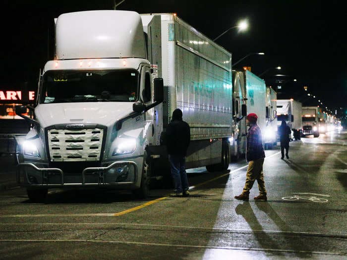 At least 6 auto plants in Ontario have either shut down or slowed production due to protesters blocking a vital US-Canada border