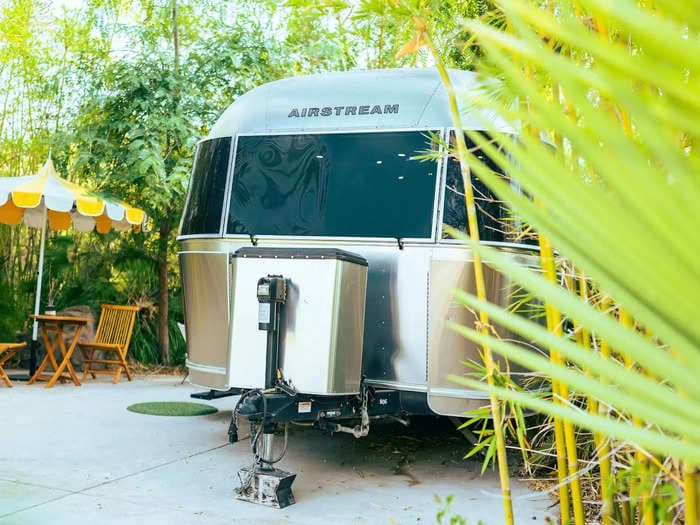 A California hotspot using Airstream trailers as hotel rooms has seen 'fantastic' business recently &mdash; see what it's like to say at Caravan Outpost
