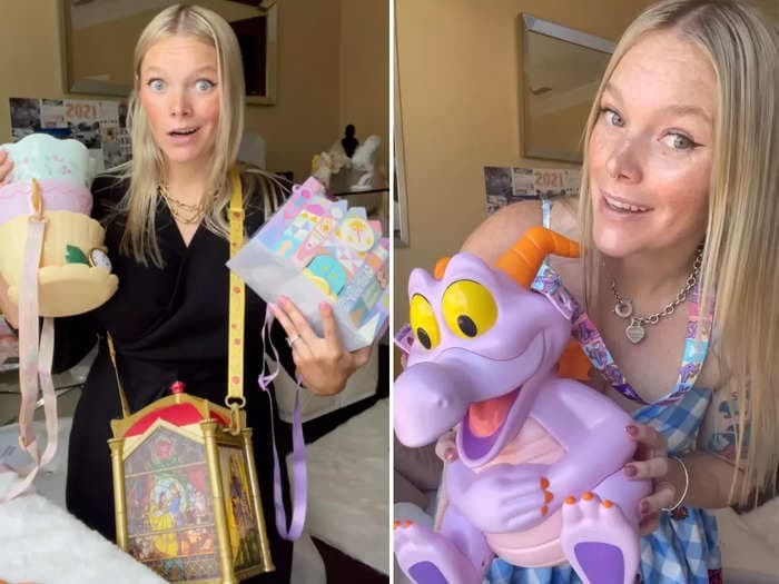 A woman who owns more than 50 Disney popcorn buckets explains the hype surrounding the theme-park collectibles