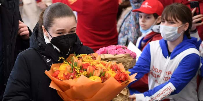 Kamila Valieva got a hero's welcome on her return to Russia, thanked fans on Instagram, then celebrated being home by going to a pop concert