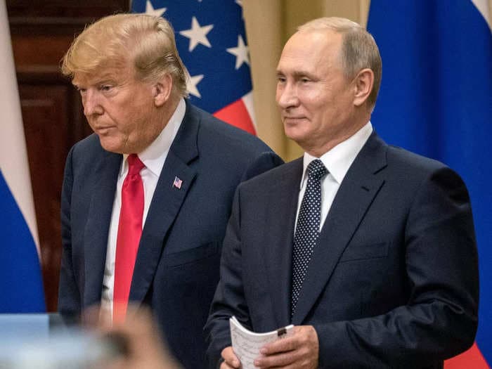 Trump praises Putin again even as the Russian invasion of Ukraine looms, saying the Russian president is 'playing Biden like a drum'