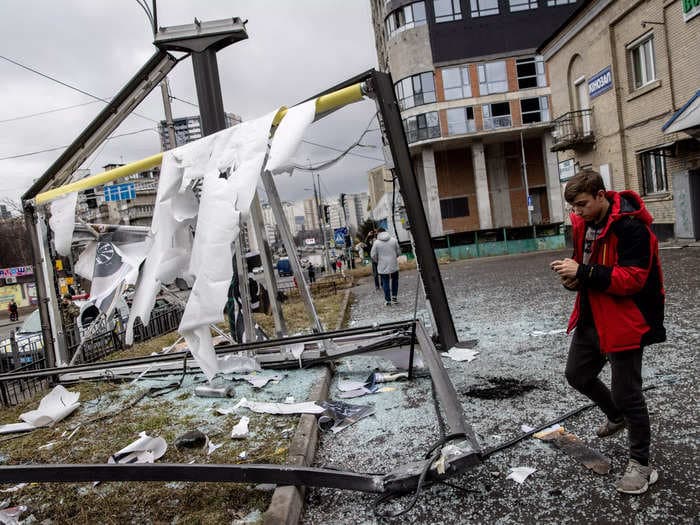 People in Ukraine describe the moment they awoke in a war zone as Russian forces bombed the cities where they live