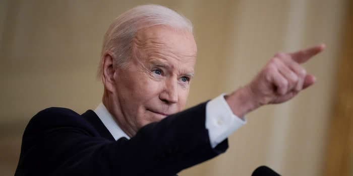 Biden says Putin's invasion of Ukraine shows he has 'much larger ambitions' and wants to 're-establish the former Soviet Union'