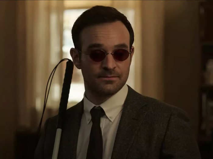 Charlie Cox says he 'snuck into' a packed theater to watch fans react to his 'Spider-Man: No Way Home' cameo but it was 'dead silent'