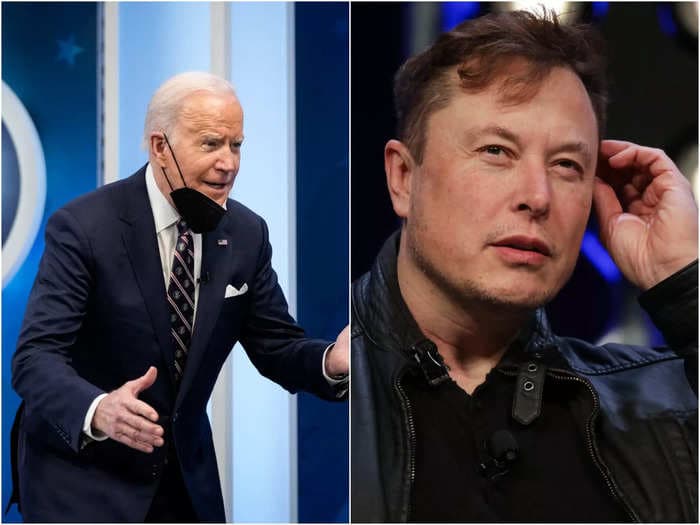 Elon Musk is unhappy Tesla didn't get a name-check in Biden's State of the Union address