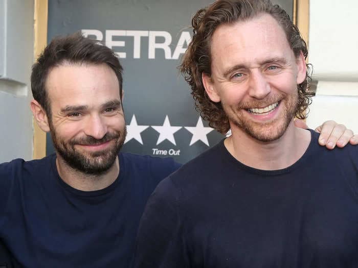 Charlie Cox says that 'best friend' Tom Hiddleston was one of the first people he told about his 'Spider-Man: No Way Home' cameo