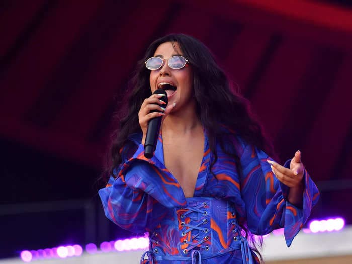 Camila Cabello accidentally showed her nipple during an interview and joked about it on TikTok