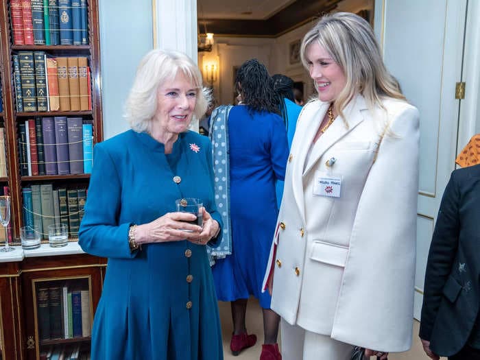 Camilla, Duchess of Cornwall, came face-to-face with the actress who played her on 'The Crown'