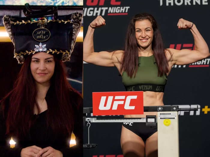 UFC fighter Miesha Tate said she ate 'a lot of goat cheese' to lose weight during 'Celebrity Big Brother'