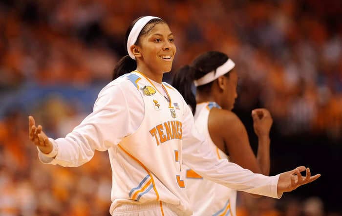 Candace Parker wants to see more March Madness fans filling out women's brackets and watching their games
