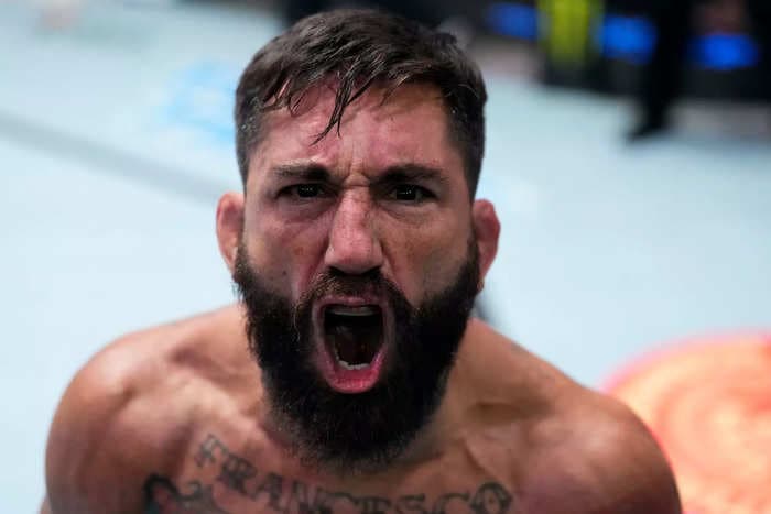 A veteran UFC fighter nicknamed 'Ninja' obliterated his opponent with a merciless barrage of strikes