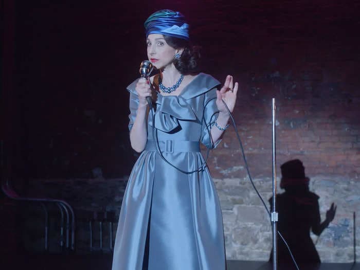 'The Marvelous Mrs. Maisel' star Marin Hinkle reveals her stand-up scene took over 2 days to film, and shares more behind-the-scenes stories from season 4