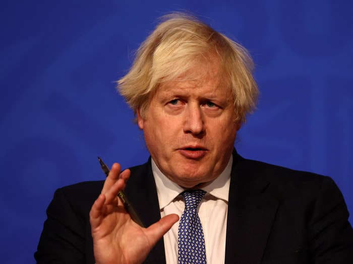 The West should end its 'addiction' to Russian energy to stop Vladimir Putin's 'blackmail', Boris Johnson says