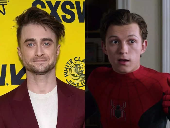 Daniel Radcliffe says he'd be a 'natural fit' to play Spider-Man, but he's let it go since '3 very good actors' have already done it