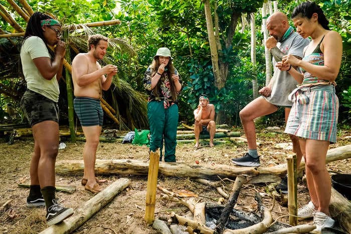 Vegan 'Survivor' player decides to eat hermit crab after struggling to follow the diet on the island