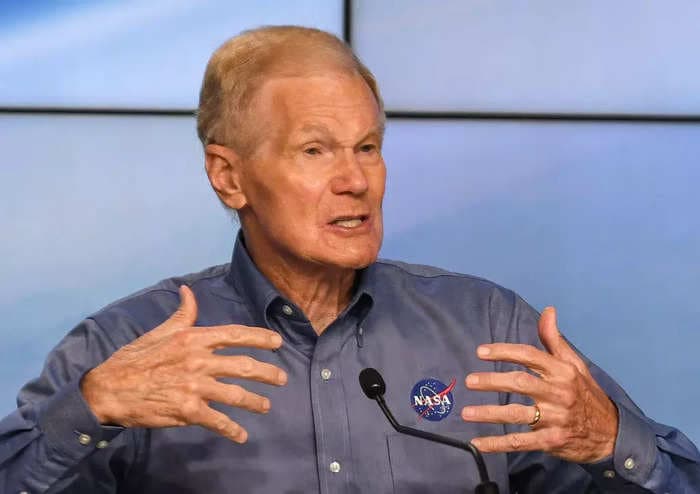 Head of NASA brushes off Russian space chief's hostile comments by saying he 'spouts off every now and then'