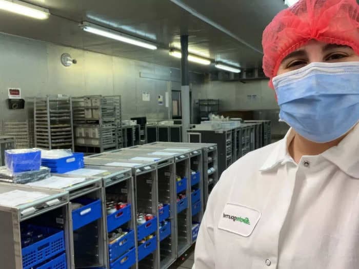 A Swiss company is responsible for creating almost all of the airline food served on planes worldwide. See inside the 132,000-square-foot facility.