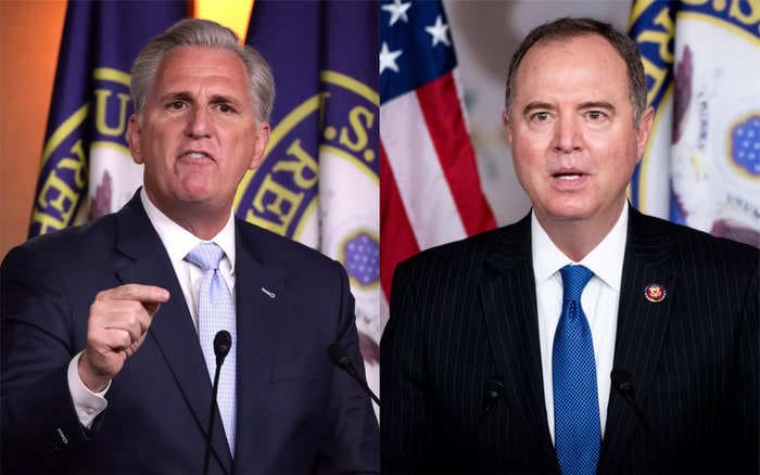 Kevin McCarthy says Democratic Rep. Adam Schiff will be removed from House Intelligence Committee if GOP wins majority in midterms