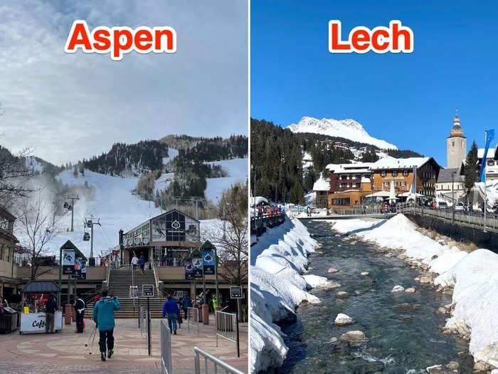 We visited 2 of the world's most expensive ski towns and found they're both wildly luxurious &mdash; but in totally different ways