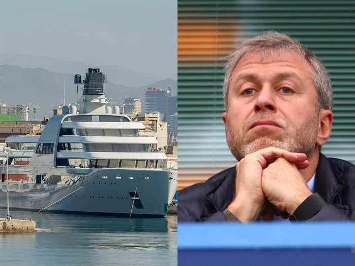 A sanctioned Russian oligarch's superyacht hurriedly left port in Montenegro without refueling shortly before a wave of EU sanctions were announced - report