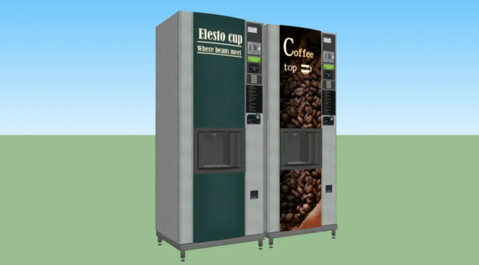 Top coffee vending machine for offices