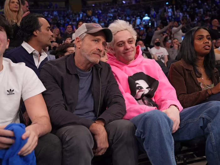 Jon Stewart says Pete Davidson is 'doing as best you can' amid 'explosive' feud with Kanye West