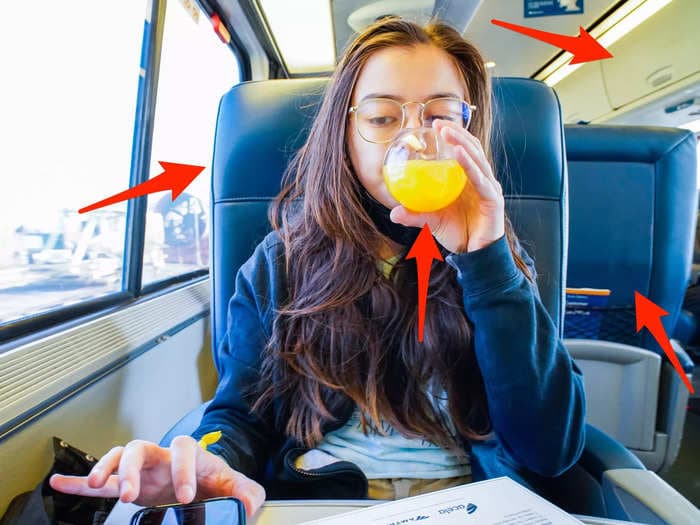 I travelled in first class on an Amtrak Acela train for the first time. Here are 7 things you should know before booking a ticket.