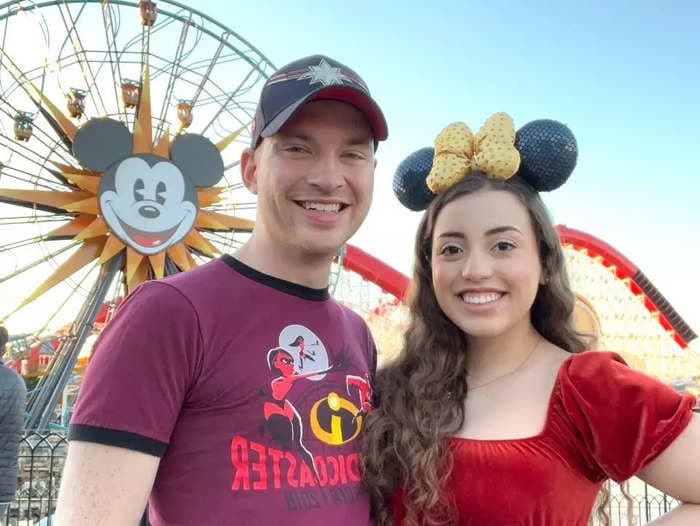 A Disneyland fan discovered her boyfriend in a video she took at the theme park 6 months before they met