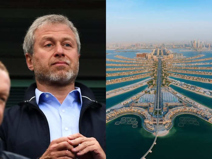 A sanctioned Russian billionaire is house-hunting on a luxury island in Dubai, where there aren't any sanctions, a report says