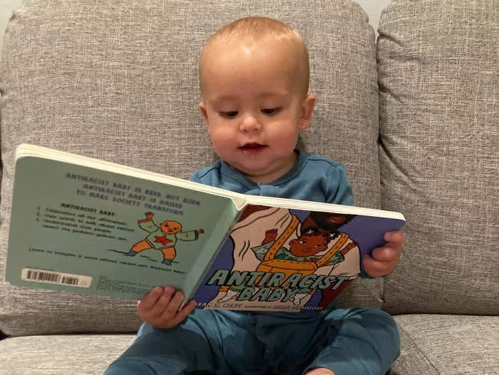 My 1-year-old loves to read 'Antiracist Baby.' As a white Jewish mom, I think everyone should have a copy.