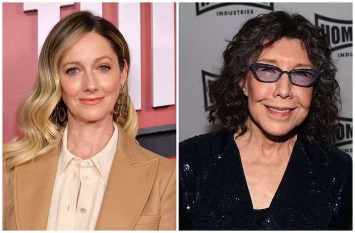 Judy Greer says Lily Tomlin has 'very soft lips' and was her best on-screen kiss