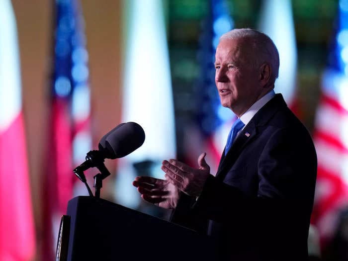 'You, the Russian people, are not our enemy,' President Joe Biden says while also asking Russians to oppose Putin's invasion of Ukraine