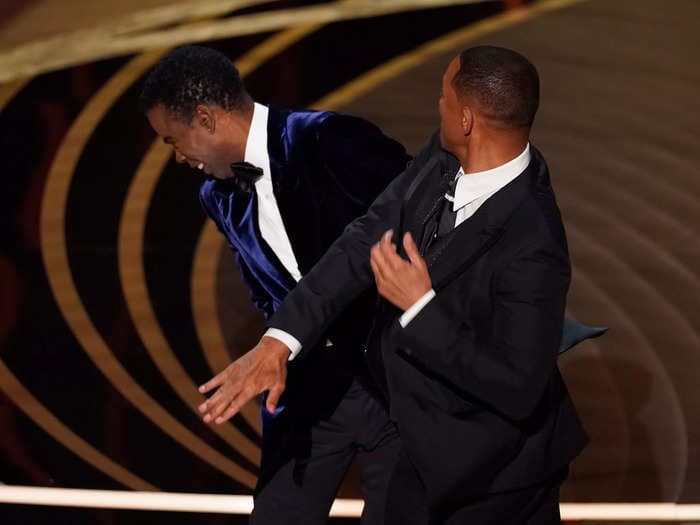 The Academy says it doesn't 'condone violence' after Will Smith slapped Chris Rock onstage before taking home an Oscar