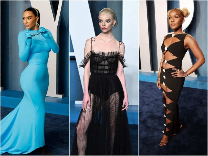 The most daring looks celebrities wore to the Oscars after-party