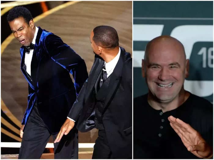 Will Smith's slap made the 94th Academy Awards the greatest Oscars ever, UFC boss Dana White said