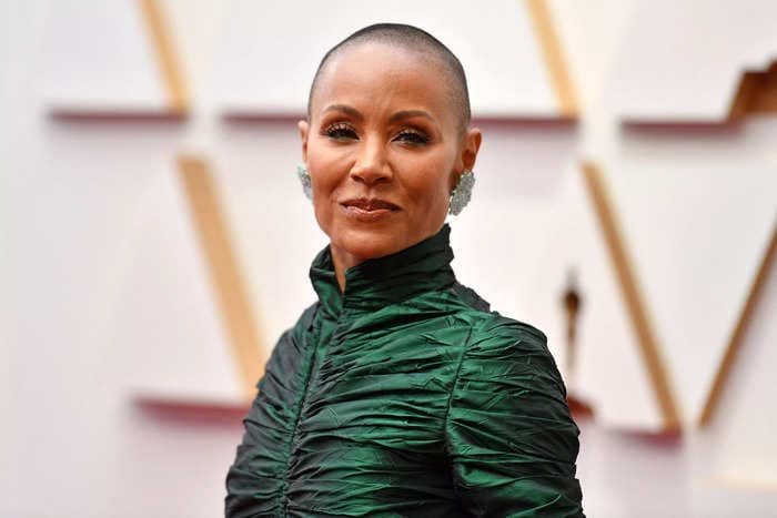 Jada Pinkett Smith said she doesn't 'give 2 craps what people feel' about her bald head in viral TikTok days before the Oscars