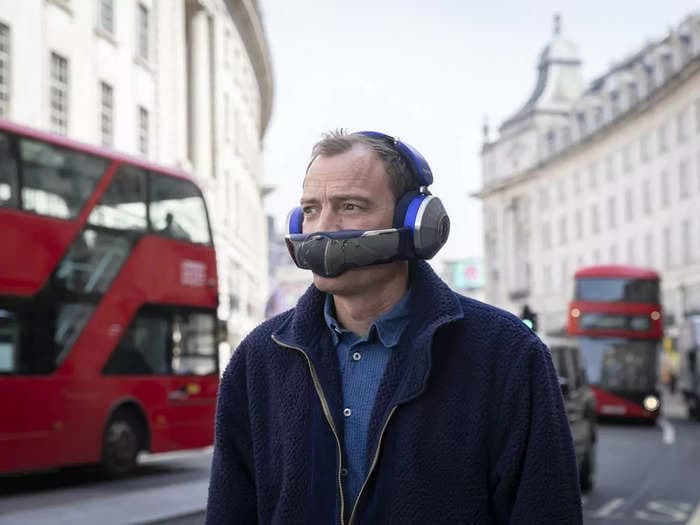 Dyson's new headphones with an air purifier bank on people’s masking habits