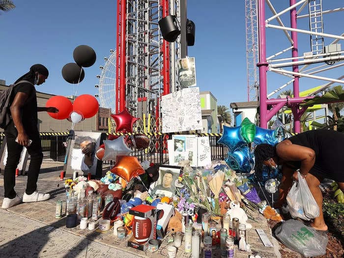 A woman who claimed to be the cousin of a 14-year-old boy who died after falling from a ride at Icon theme park is not related to the family, reports say