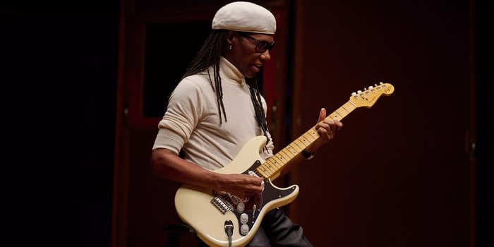 EXCLUSIVE: Nile Rodgers has produced $2 billion worth of hit music on his Fender 'Hitmaker.' He spoke with Insider about sharing a piece of his legacy with fans worldwide.