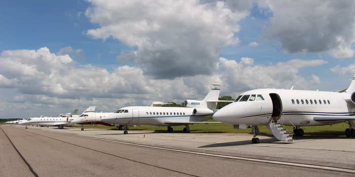 Augusta Regional Airport becomes a private jet parking lot packed with planes during Master Week